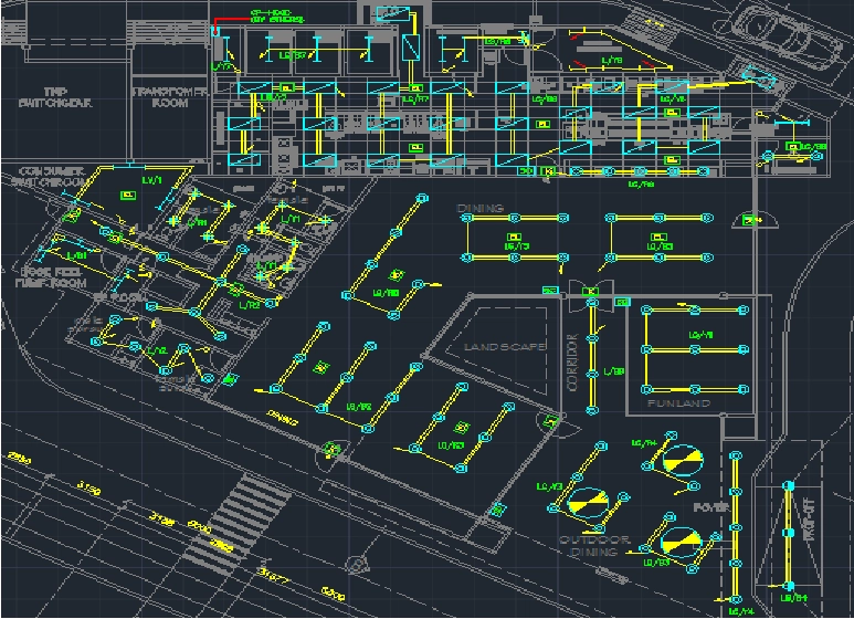 عمل رسومات shop drawing و AS-built لمخطط...